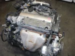 1992-1996 Honda Prelude Motor Automatic Transmission H22A-1GEN 2.2L 4 Cyl Engine - Image 2